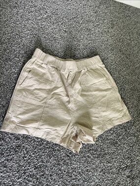 Madewell Beige Casual Linen Shorts